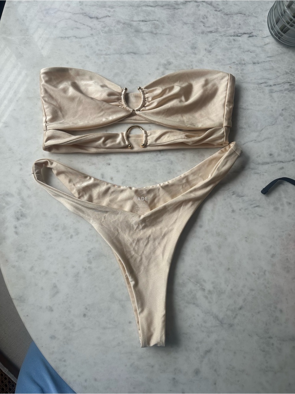 JADE SWIM Eva Bikini Set with Ring Accents
